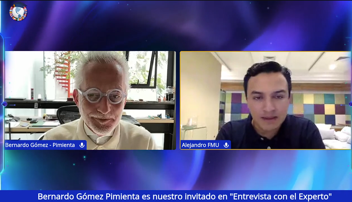 Bernardo Gómez Pimienta: Trata cada proyecto que hagas con muchísima seriedad y responsabilidad